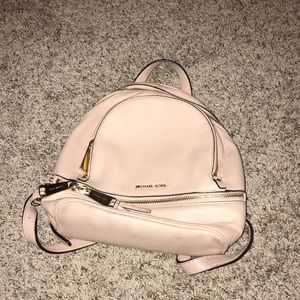 Blush Pink MK medium backpack